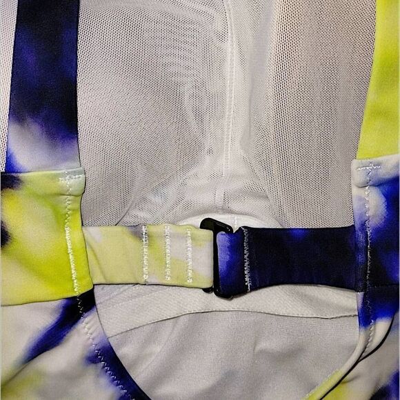 Athleta Womens Top Sz 34BC Green Racer‎ Tank Bra Insert Support Athletic Yoga - Picture 7 of 7